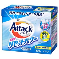 Attack 一匙靈 日本境內款 高浸透酵素洗衣粉, 800g, 1盒