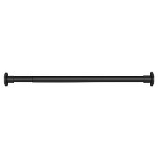 PAL E 압축봉 25mm 커튼봉, 블랙 블랙