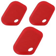 可立式矽膠刮刀, 紅色, 3個