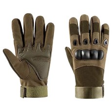 男士燈芯絨冬季自行車運動手套 雙手穿戴組 BRP1807, 卡其色, 1套