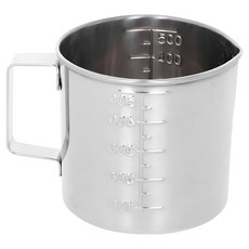日本 304業務量杯, 1個, 500ml, 不鏽鋼色