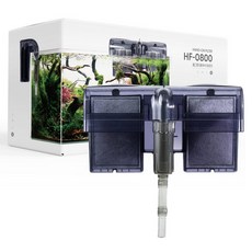 필그린 아쿠아리움 행온 필터 걸이식여과기 활성탄필터 XL HF-0800, 1개, 10W