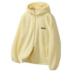 레이먼 남녀공용 리멀 기모 플리스 후드 집업