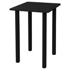 가구느낌 컴퓨터 1인 원룸 히퍼책상, 블랙블랙