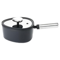 nEOFLam FIKA Fika Apex IH 電磁爐拉麵單柄鍋, 黑色, 1個, 18cm