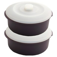 Sonorite 矽膠蒸蛋器 小型 圓形 400ml, 紫灰色, 2個