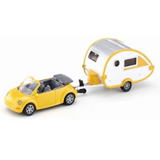 siku 露營拖車 1個 黃色 + 白色