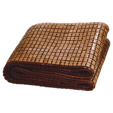 SERVINNO BEDDING 絲薇諾 炭化牛筋繩麻將涼蓆, 涼墊, 咖啡色