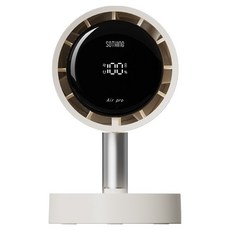 소싱 에어 프로 미니 탁상용 무선 선풍기, AIR-PRO, 화이트