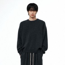WEST GRAND BOULEVARD 男士微寬鬆混紡針織衫