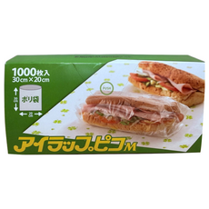 I Wrap Pico PE食物保鮮袋, 1個, 30 x 20 cm, 1000個裝