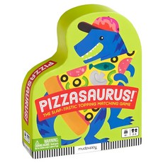 mudpuppy 趣味兒童桌遊 披薩龍來了, 1個, 混和顏色