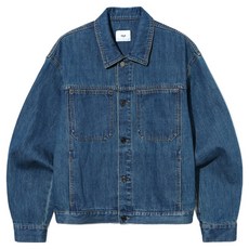 UCLA 남녀공용 레트로 프레피 데님 트러커 자켓 UB9DJ03