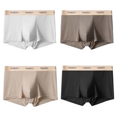 Twoistar 男性涼感四角褲 4件組