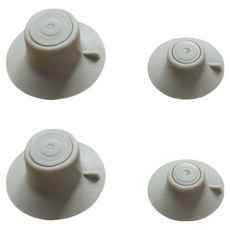 픽스몰 고무흡착 노트북 거치대 4p 세트, 그레이