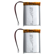 컴스 103040 충전지 3.7V 1200mAh 리튬폴리머 배터리, 2개, CP903