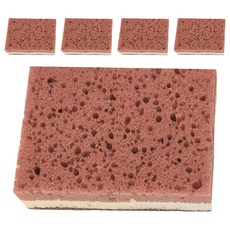 Hesii 洗碗清潔海綿 顏色隨機, 1組, 5入