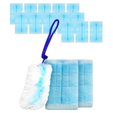 생활공식 홈 더스터 먼지털이개 핸들 + 리필 15p 세트, 블루, 1세트