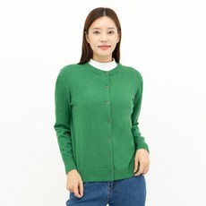 Elsso 女款大尺碼彈性圓領針織開襟衫