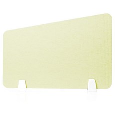 소리가 비앤비 사무실 책상 공간분리 파티션 L 560 x 390 mm 측면부 사선형, 메론