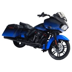 Maisto 1 ： 18 哈雷戴維森 2018 CVO ROAD GLIDE 壓鑄摩托車模型, 黑色 + 藍色, 1個