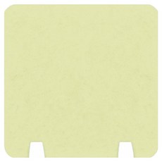 소리가 비앤비 사무실 책상 공간분리 측면부 직선형 파티션 M(360 x 390 mm), 메론