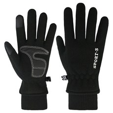 NanriSisters 運動滑雪手套 雙手組, 黑色, 1套