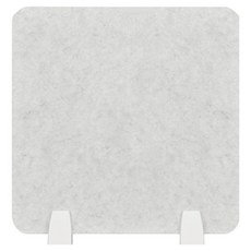 소리가 비앤비 사무실 책상 공간분리 측면부 직선형 파티션 M(360 x 390 mm), 그레이