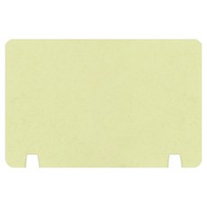 소리가 비앤비 사무실 책상 공간분리 측면부 직선형 파티션 L(560 x 390 mm), 메론