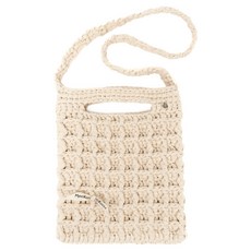 MystiKotita 鬆餅格紋方包 Fettuccine 編織 DIY 材料包組合, 象牙白, 1套