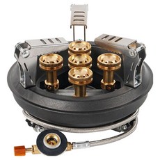 KEEP 오성 파워 스토브 고화력 캠핑 버너, 블랙, 1개