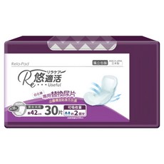 RelaCare 悠適活 成人紙尿褲替換式尿片 日本製 穿脫褲型專用 300c.c, 42cm, 1包, 30片