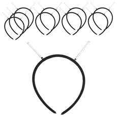 TODAY LIVING 彈簧髮箍裝飾 CD_OST_AL10, 黑色(CD_OST_AL108B), 10個