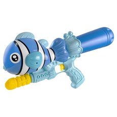 小丑魚造型加壓中型水槍 43cm, 藍色, 1個