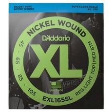D'Addario 貝斯弦 434142, 單一顏色, 1個, EXL165SL