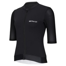WILLI 여성용 빌리 심플로고 자전거 반팔 져지