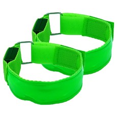 타미나요 LED 안전 암밴드, 그린, 2개