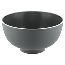 Hesii 低奢雅士湯碗 6吋, 1個, 亞光灰