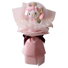 morningscent 산리오 꽃풍선 조명꽃다발 헬로키티, 1개