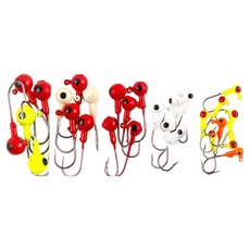 999Fishing 汲鉤頭路亞釣魚石狗公魚鉤 1g x 8p 2g x 5p 5g x 10p 7g x 5p, 1個