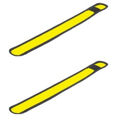 타미나요 LED 안전 요술 밴드, 옐로우, 2개