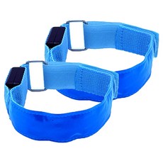 Taminayo LED安全臂帶, 藍色, 2個