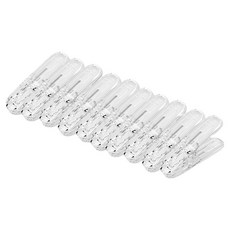 해피굿즈 심플 빨래집게, 투명, 10개