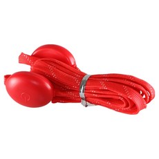 타미나요 야간런닝 LED 발광 신발끈, 레드, 1개