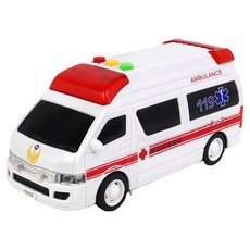 kidmate 孩子王 台灣好車隊 迷你城市車隊, 1個, 救護車