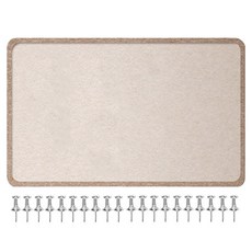 Today Living 免鑽孔黏貼式大型毛氈板 米色 圖釘20p CD_OOS_AL071M, 毛氈