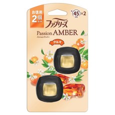 febreze 風倍清 車用夾式芳香劑 2.4ml 2件組, 琥珀香氛, 1個