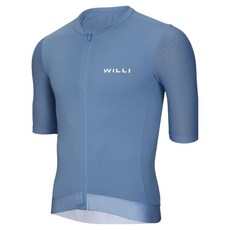 WILLI 男款 WILLI 簡約標誌自行車短袖車衣