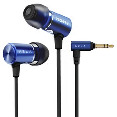 AZLA Trinity 高階有線耳機 3.5mm, AZL-TRINITY-ST-BLU, 藍色