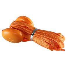 타미나요 야간런닝 LED 발광 신발끈, 오렌지, 1개